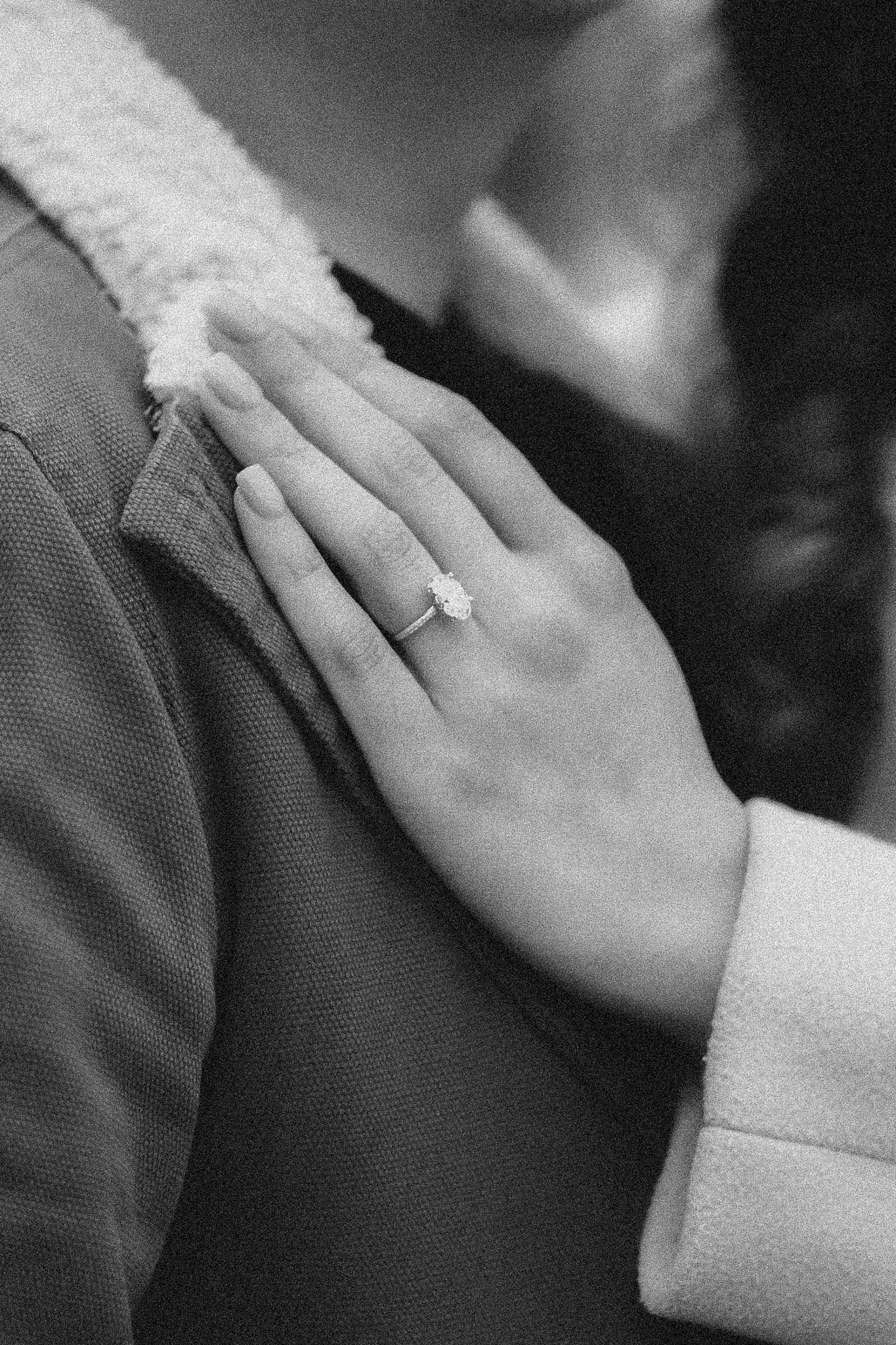Engagement ring detail